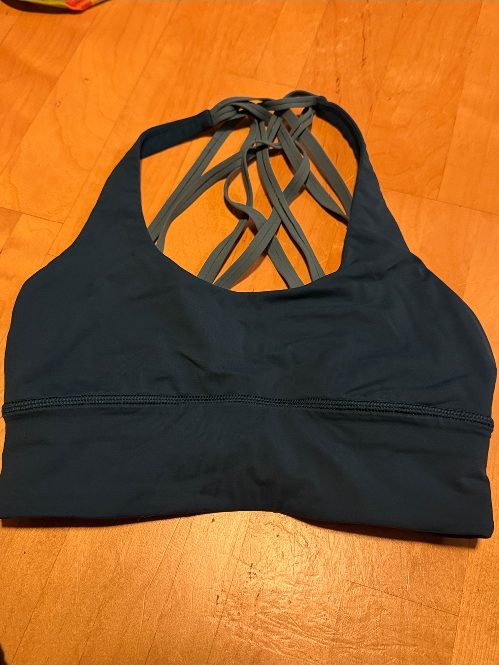 lululemon athletica Strappy Back Sports Bra - Teal